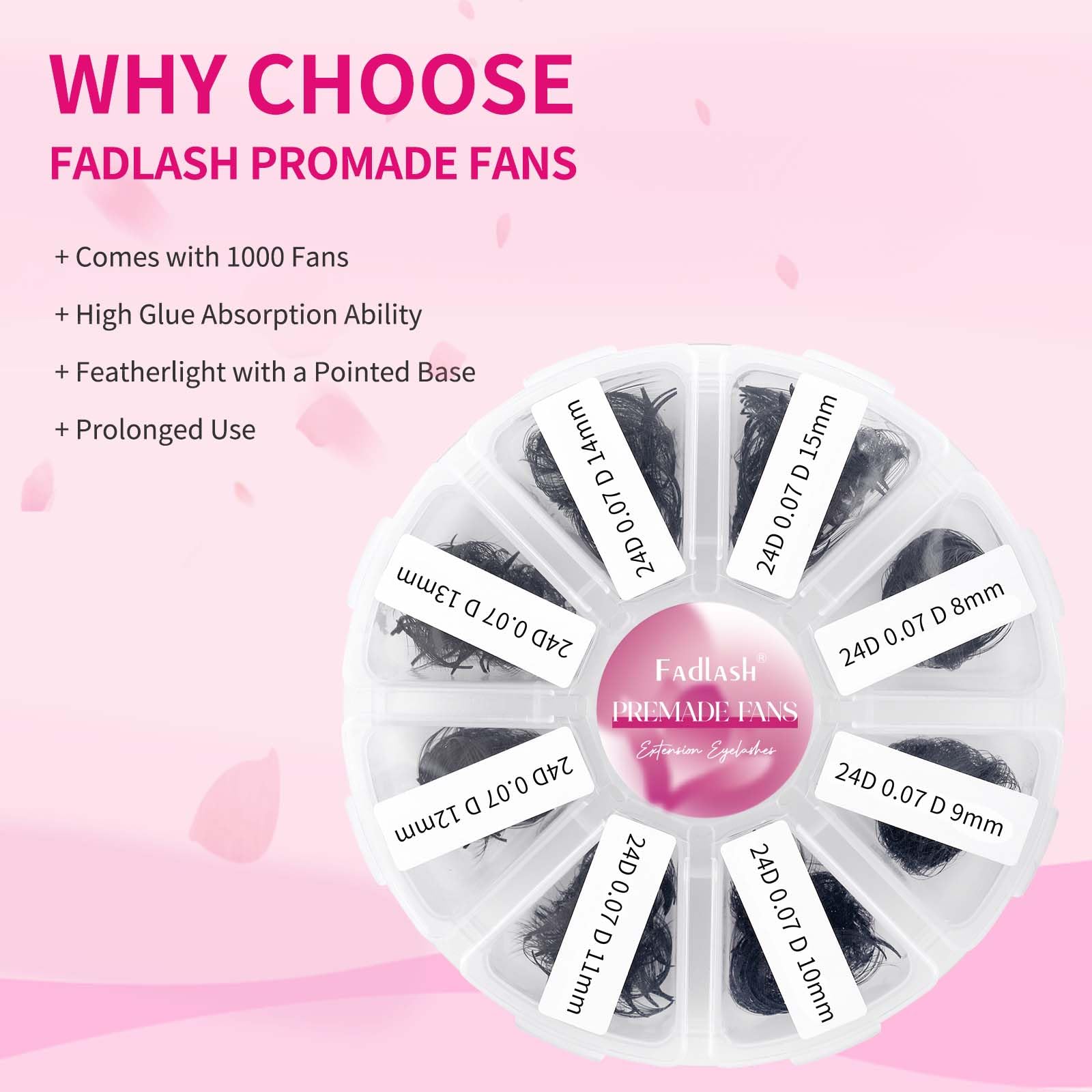 FADLASH matte black base promotes seamless lash blends