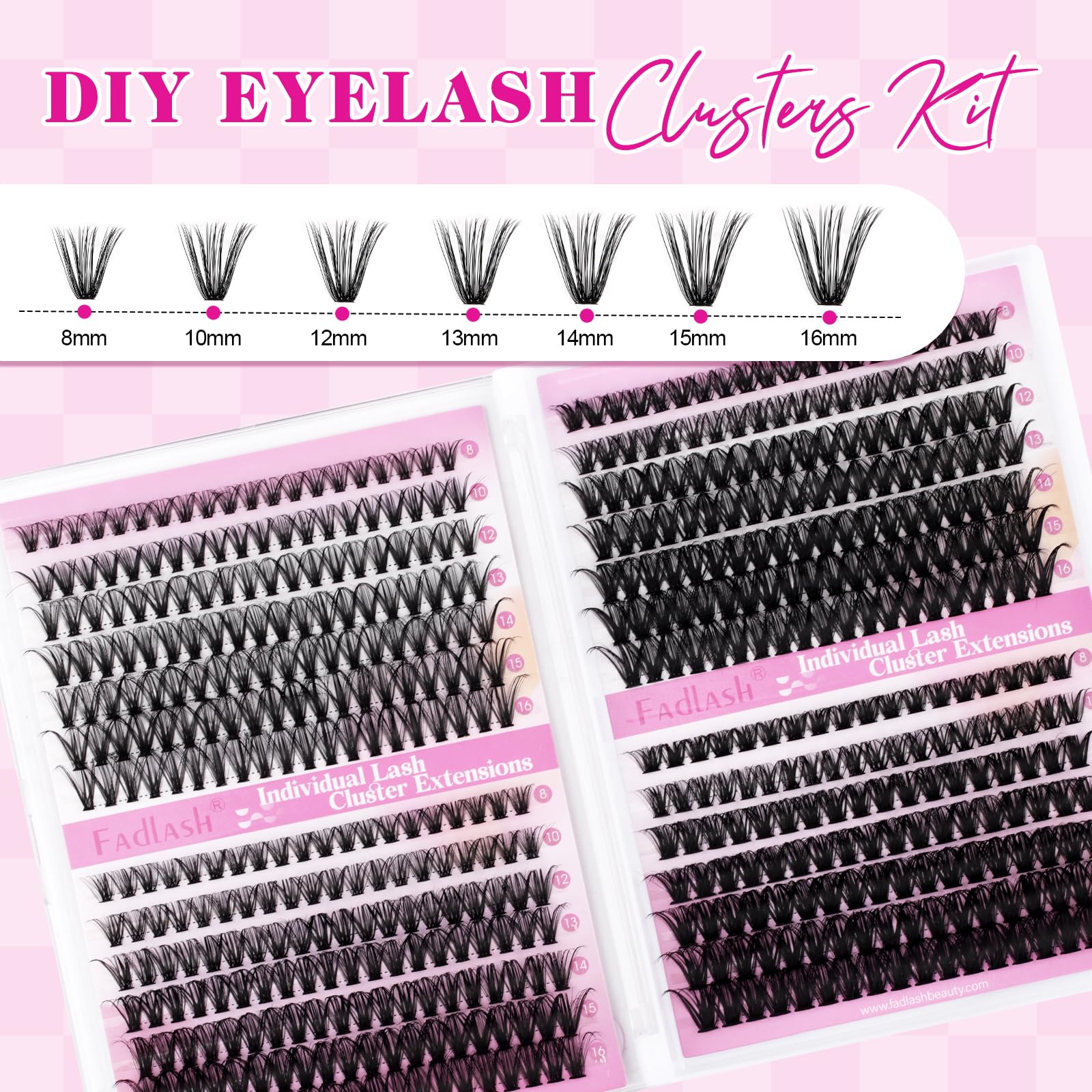 FADLASH precision tweezer shown for easy placement during application.