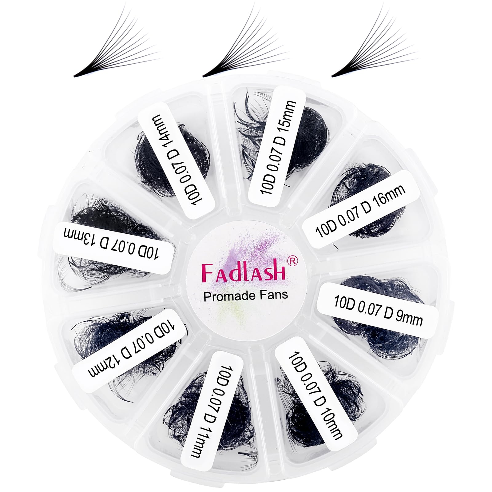 FADLASH Premade Fans packaging showing 1000pcs for efficient lash artistry and time savings