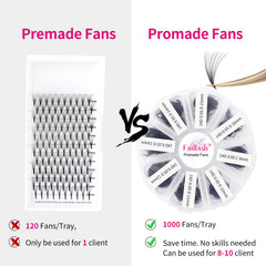 FADLASH Korean PBT material ensures high quality extensions with lasting curl