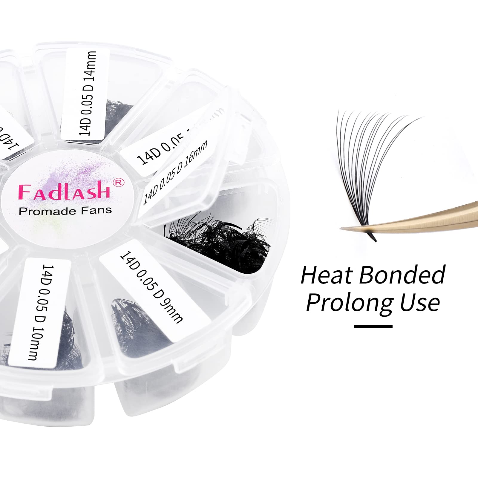 FADLASH thin-base premade fans provide comfortable wear and quick natural-to-dramatic looks