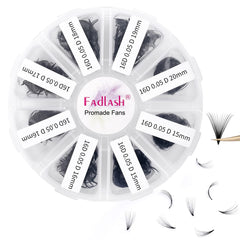 FADLASH premade lash fans mixed 16D-0.05D for rapid volume sets