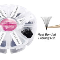 FADLASH premade fans in D curl provide dramatic yet natural-looking volume
