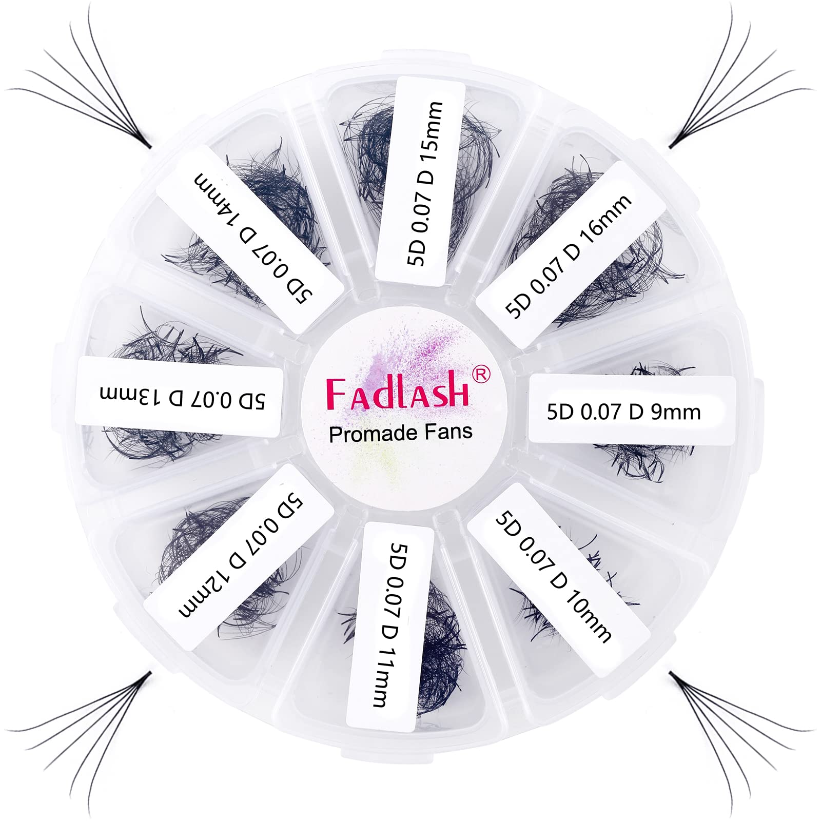 FADLASH volume premade fans pack ready for fast, precise lash application.