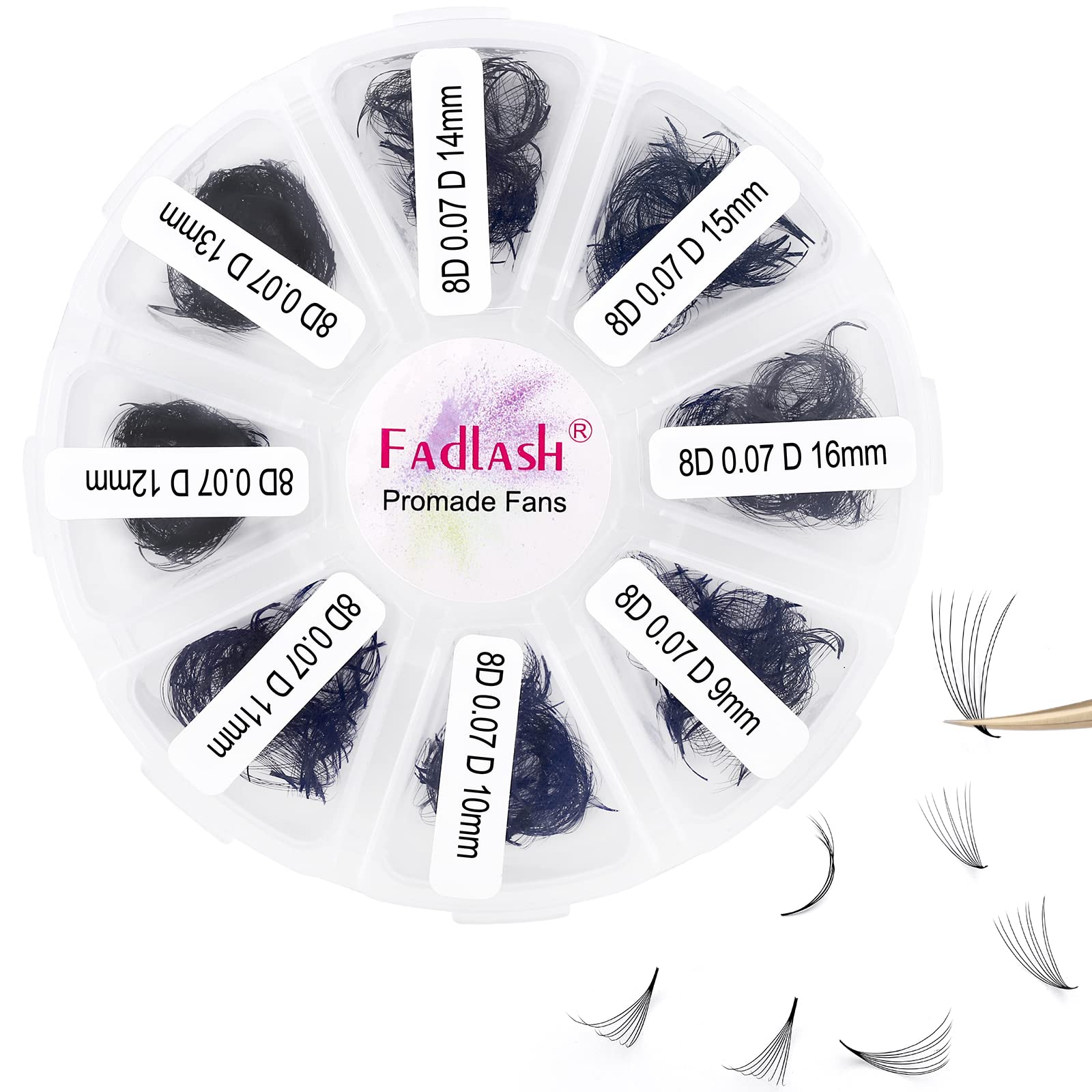FADLASH volume premade fans 1000pcs pack for budget-friendly lash extensions.