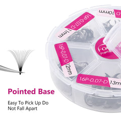FADVAN Korean PBT material provides soft, smooth lashes for comfort.