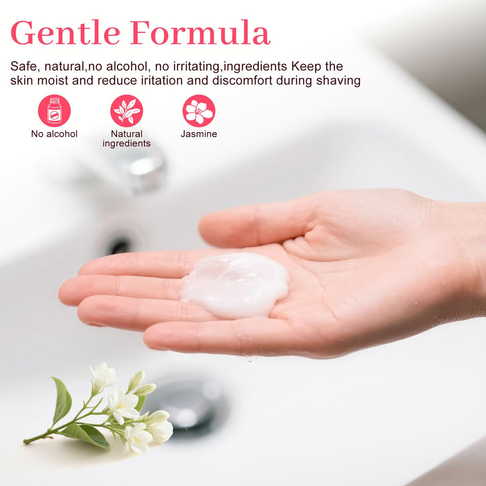 fafortune travel shave gel easy to rinse and residue-free.