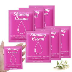 fafortune jasmine travel shaving cream 0.53oz packet for airport-friendly convenience.