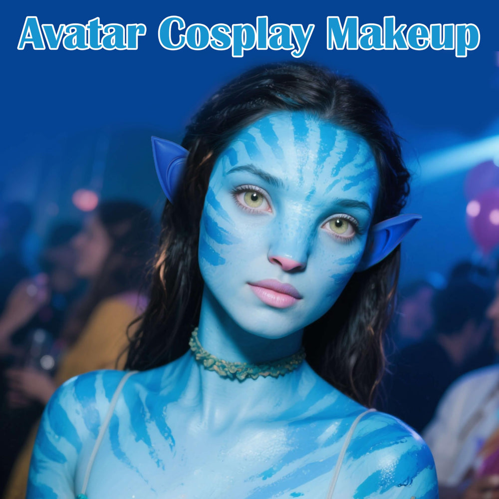 Faglowmify Avatar Kit white face paint for base and contrast