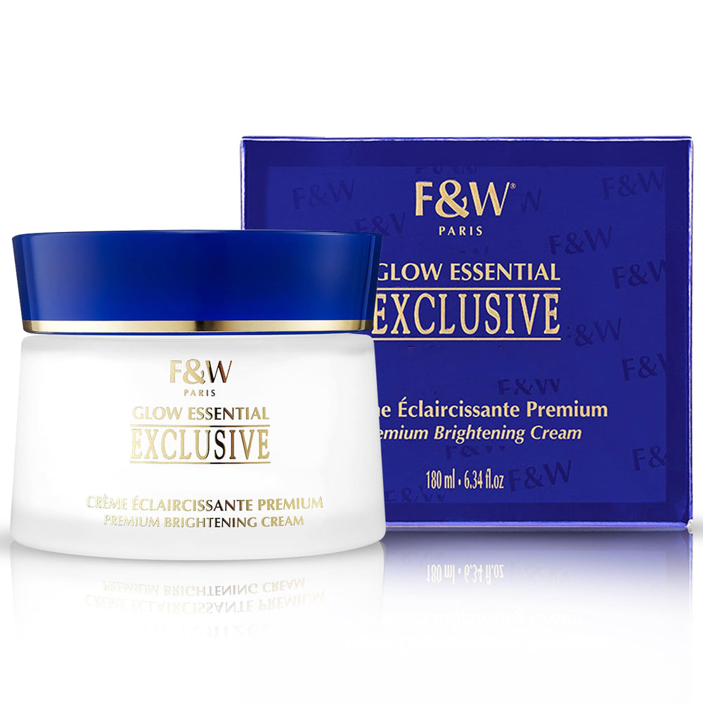 Fair & White Exclusive Fade bottle showing rich moisturizing cream for dry skin.