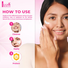 Fair & White So White Perfector Cream brightening ingredients support even tone