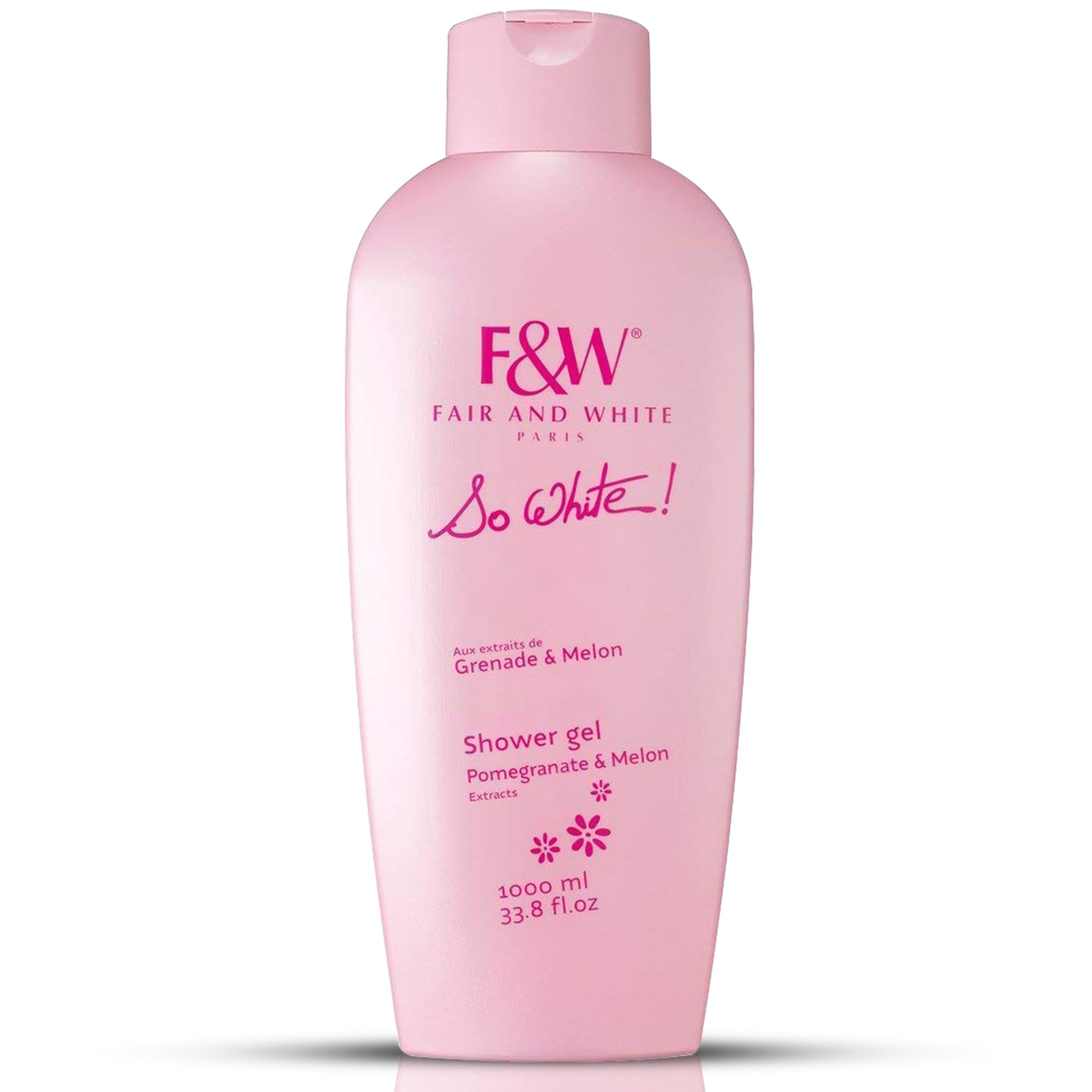 FAIR & WHITE So White refreshing bottle pour highlighting hydrating cleansing for daily use.