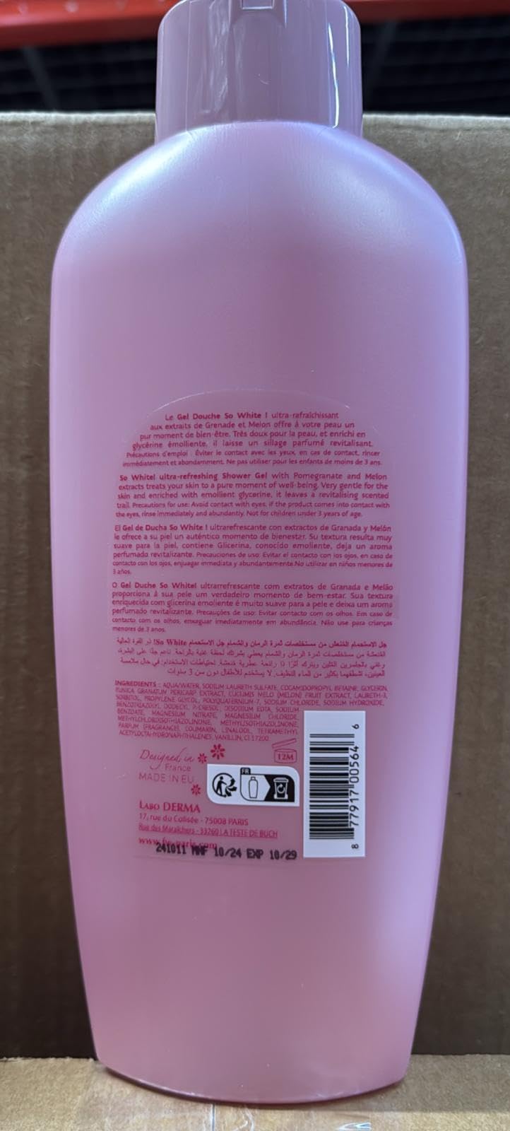 FAIR & WHITE So White hydration glycerin image emphasizes skin-softening moisture.