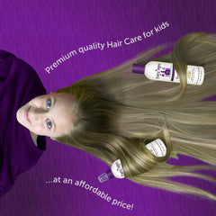 Fairy Tales Daily Cleanse rich lather-foam for easier detangling during wash.
