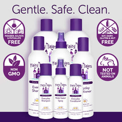 Fairy Tales Daily Cleanse moisturizing formula leaves hair softer after washing.