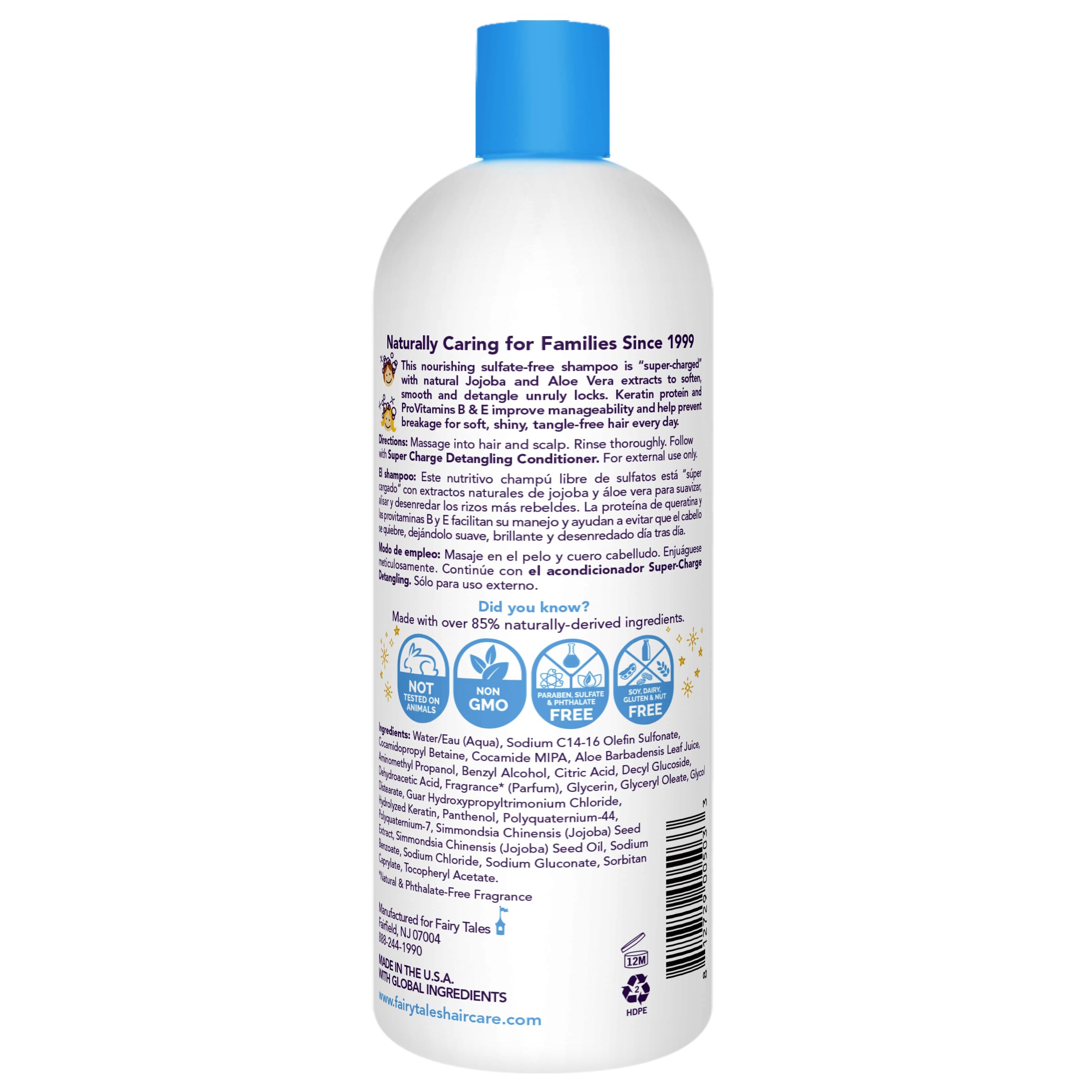 Fairy Tales Tangle Tamer bottle pour for easy application during wash.