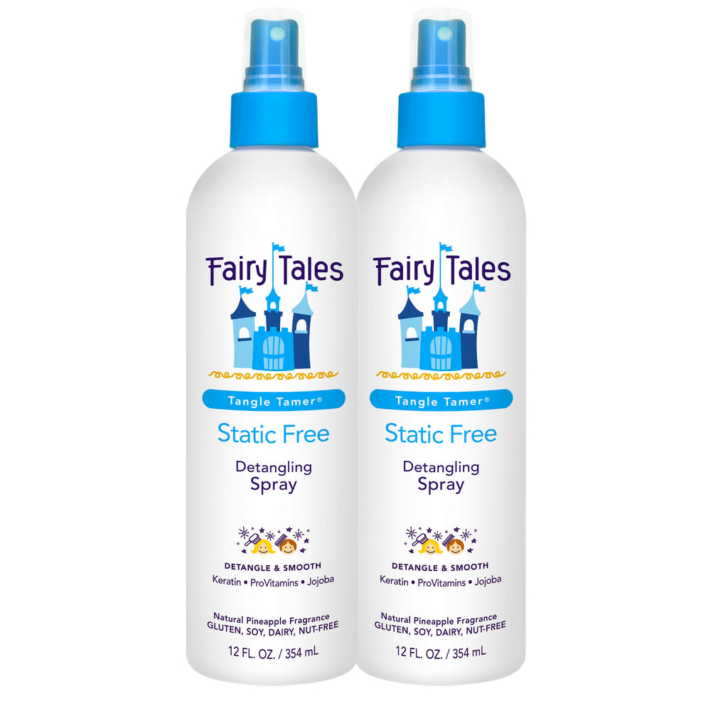 Fairy Tales Tangle Tamer spray bottle for easy detangling and smooth hair.
