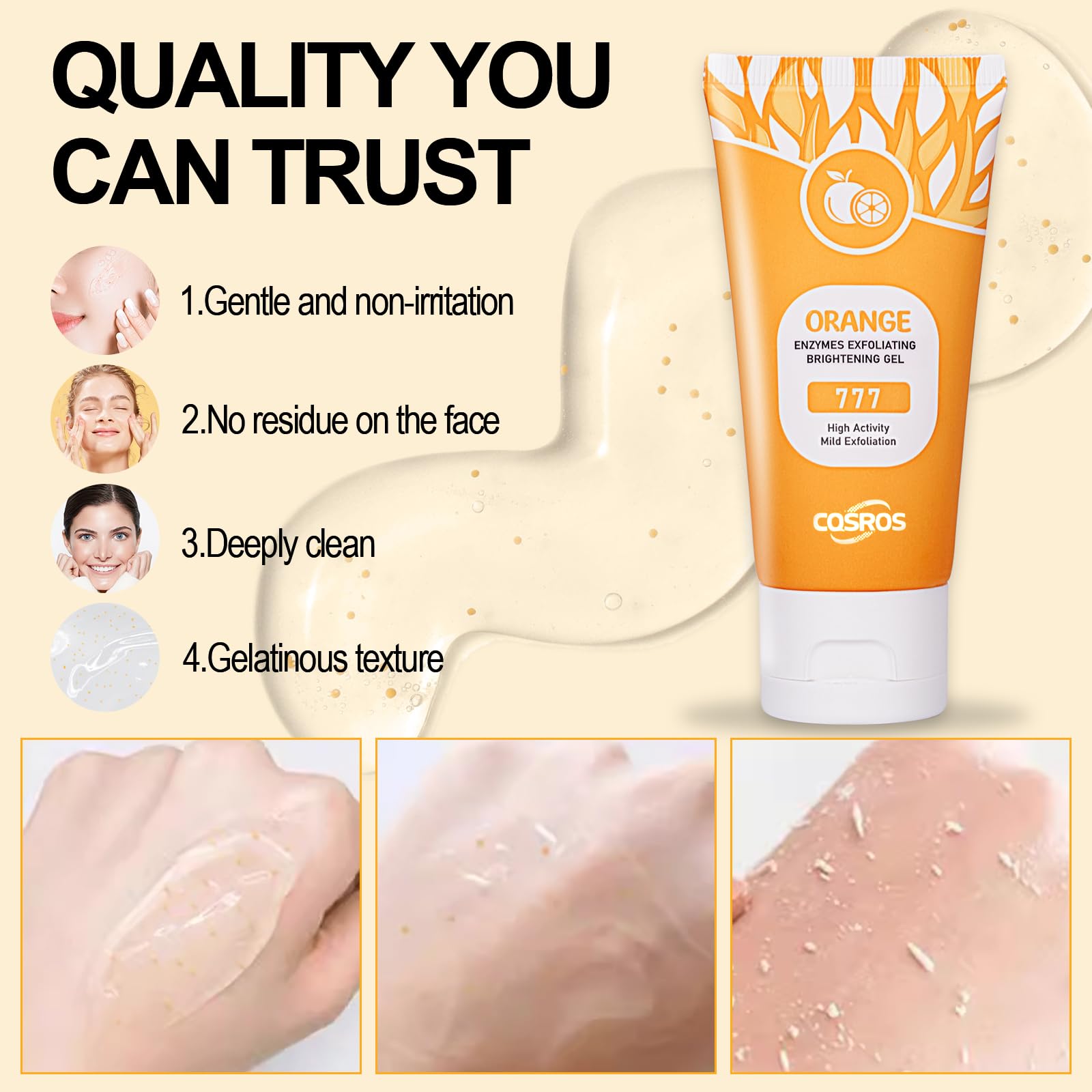 FAIRYTALESPACE exfoliating gel supports deeper cleansing while keeping skin moisturized all day.
