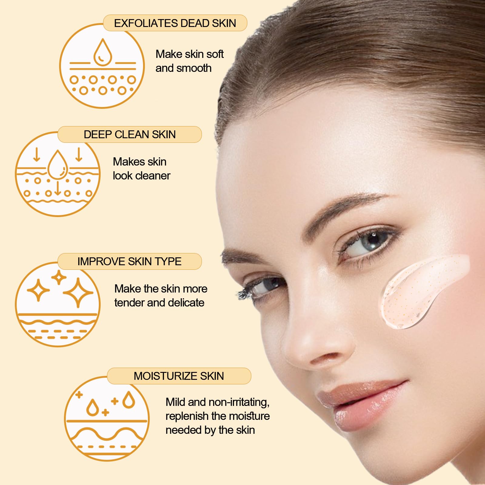 FAIRYTALESPACE orange gel helps purify pores and reduce blackheads for clearer skin.