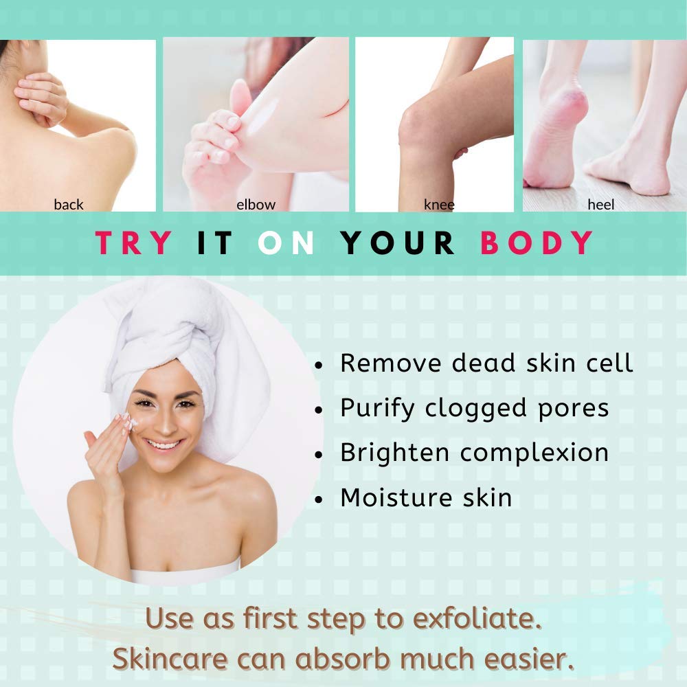 Faith in Face AHA Peel So Good application-massage demonstrates gentle massaging action for renewal