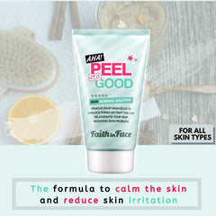 Faith in Face AHA Peel So Good skin-after-use shows refreshed texture