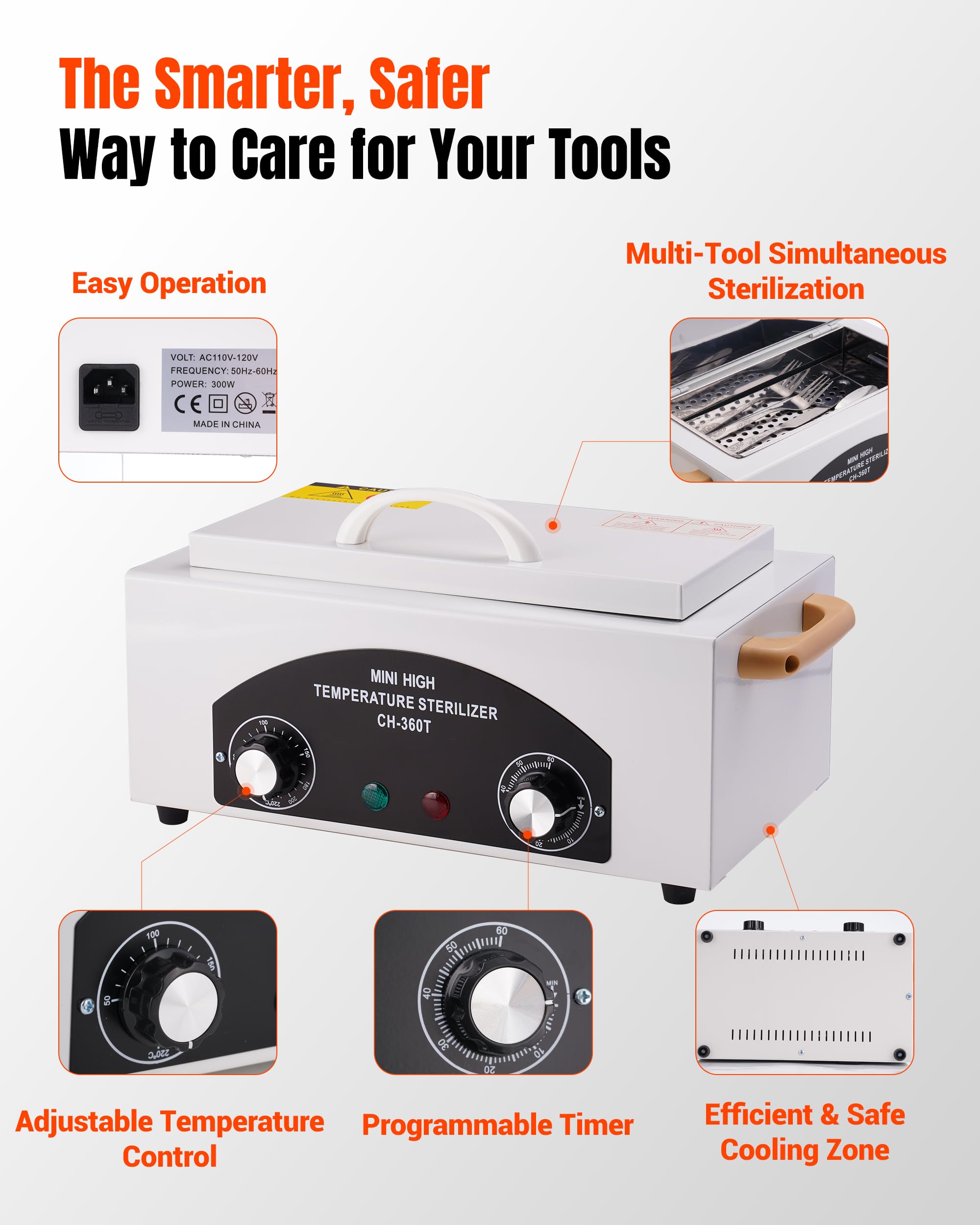 FAITIO timer and control panel close-up for precise tool cycles