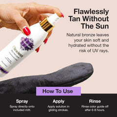 Fake Bake Flawless mitt for smooth, streak-free bronzing