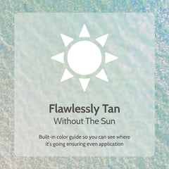 Fake Bake Self Tanning Liquid Flawless Darker on arm shows gradual bronze.