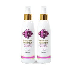 Fake Bake Self Tanning Liquid Flawless Darker bottle with color guide for even results.