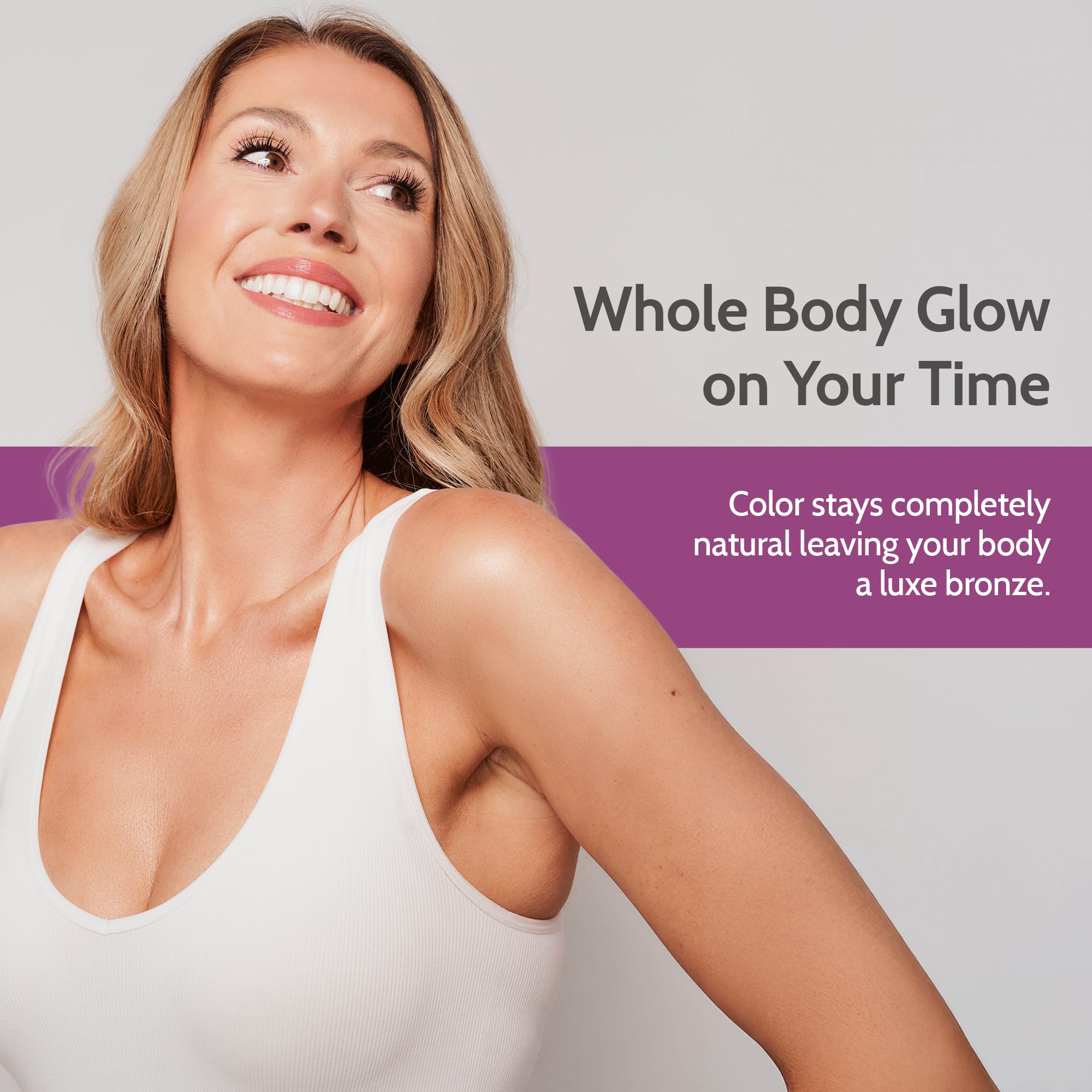 Fake Bake Self Tanning Liquid Flawless Darker dries quickly, leaving a natural glow.