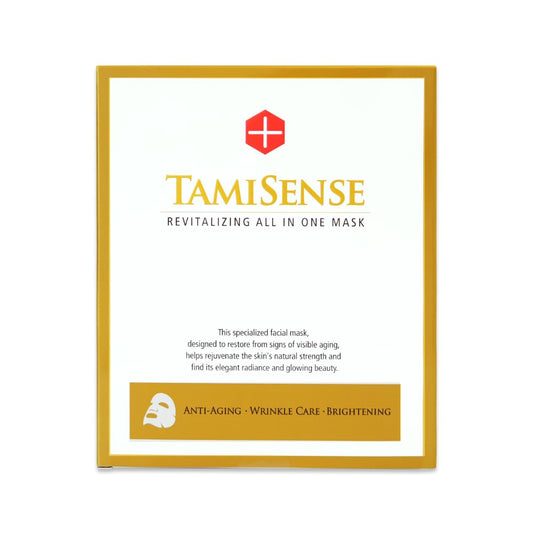 FAMENITY serum bottle front with visible nutrients for skin nourishment.