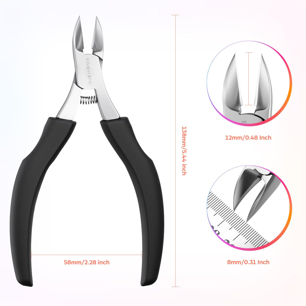 FAMILIFE Cuticle Nippers cleaning and care wipe blades after use