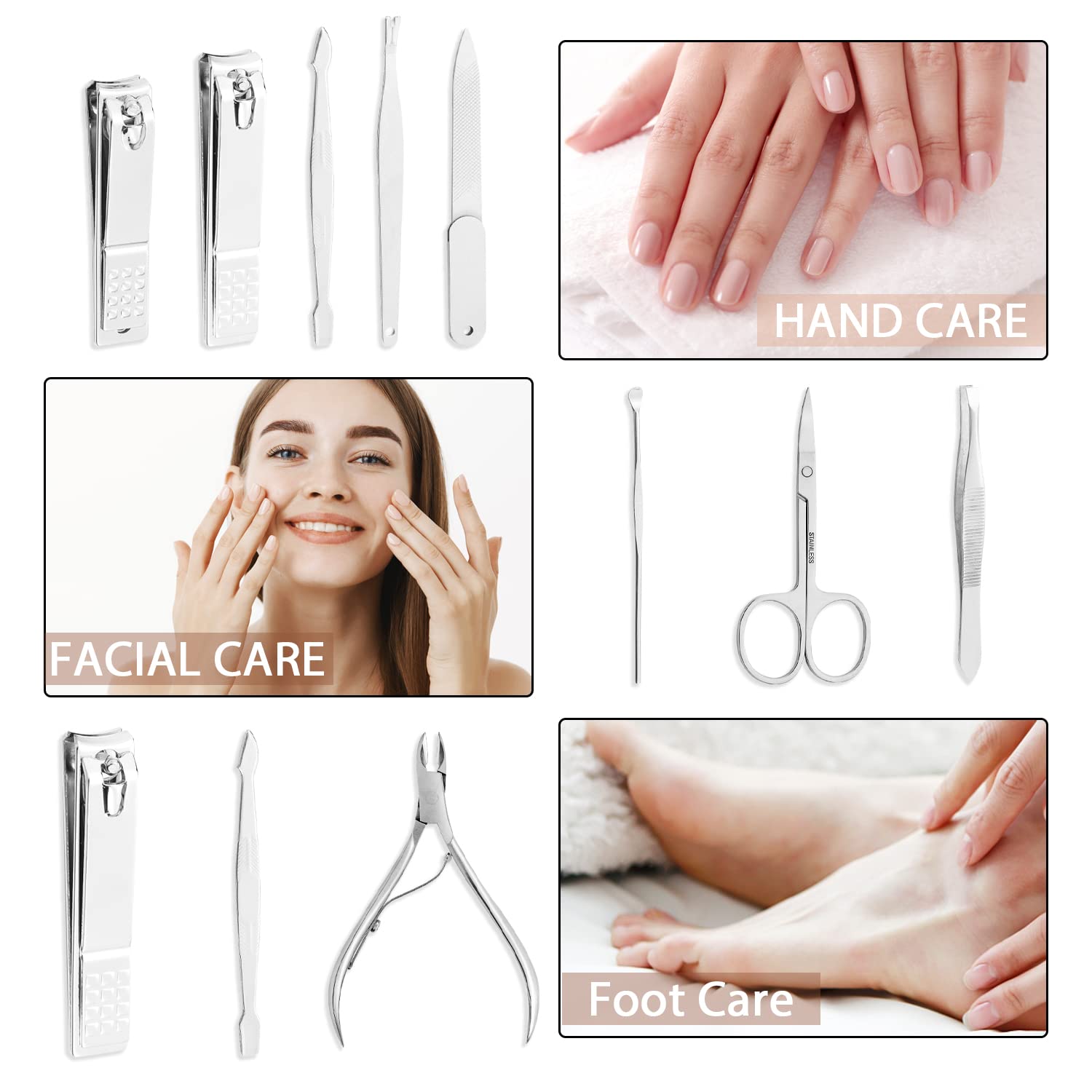 FAMILIFE manicure scissors in action for neat trimming