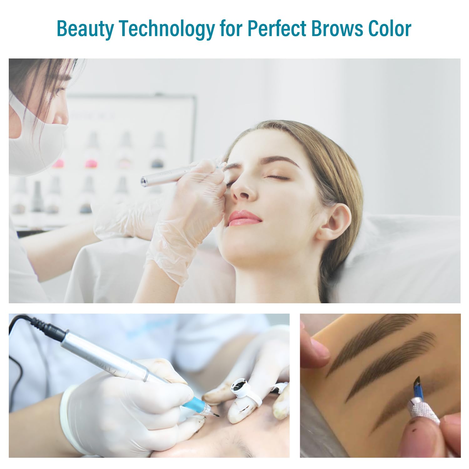 FAMISOO PMU pigments mixing tray enables easy shade blending