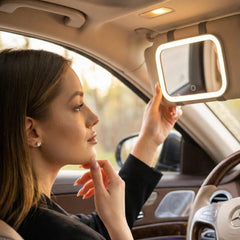 Fancii Juni LED light vanity showing bright, even illumination for makeup precision