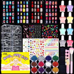 Fandamei nail kit box and kids nails for DIY nail art
