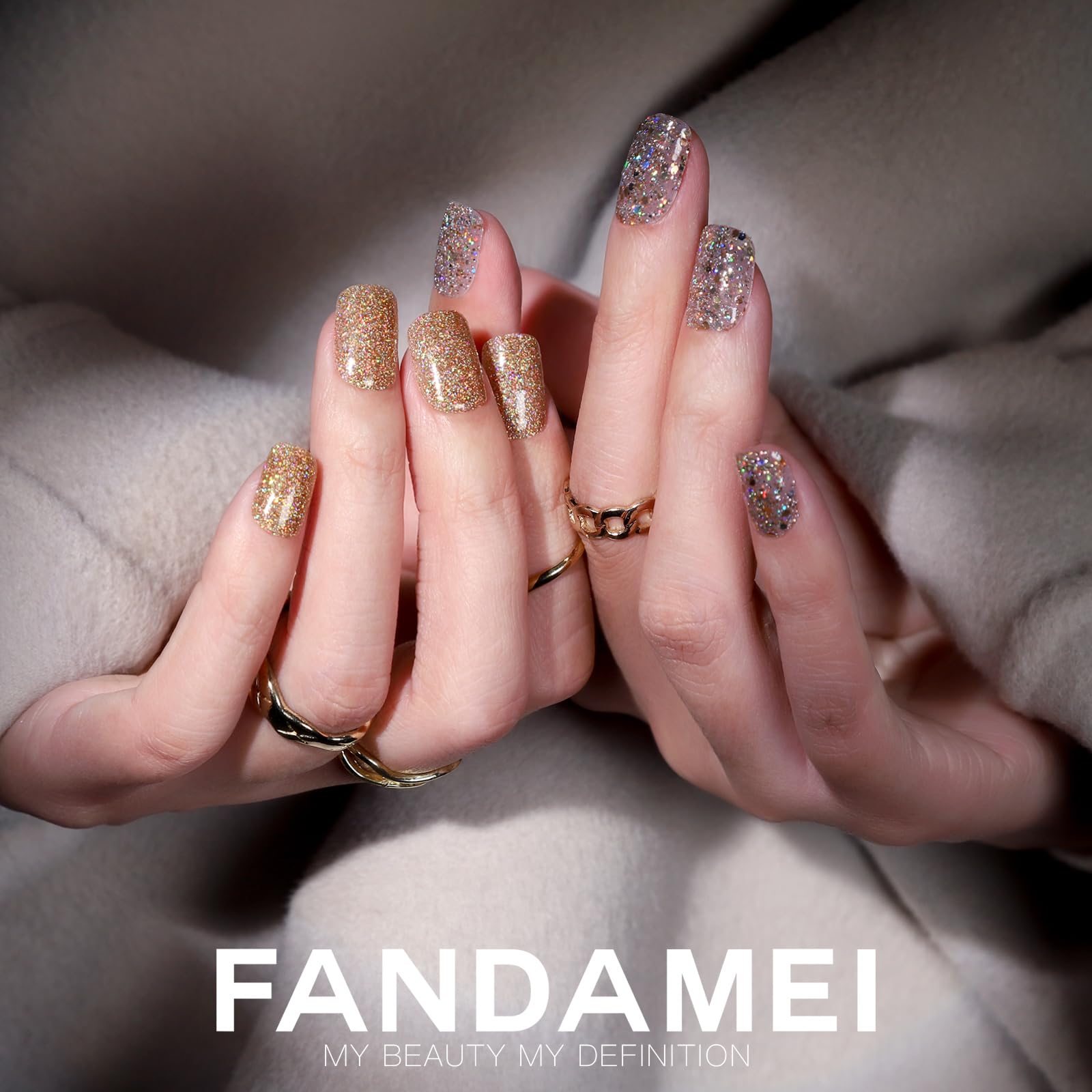 Fandamei nude glossy swatches offer elegant, everyday looks