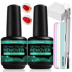Fanisn Gel Nail Polish Remover Kit box for quick at-home removal without foil