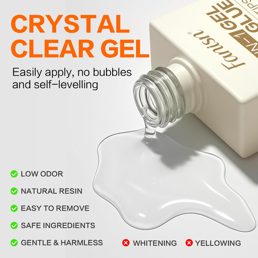 Fanisn healthy ingredients highlight acid-free formula for gentle adhesion.