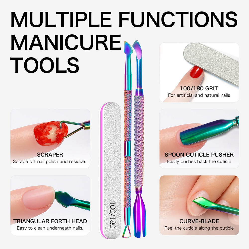 Fanisn safe nail care setup on a clean desk for DIY removal.