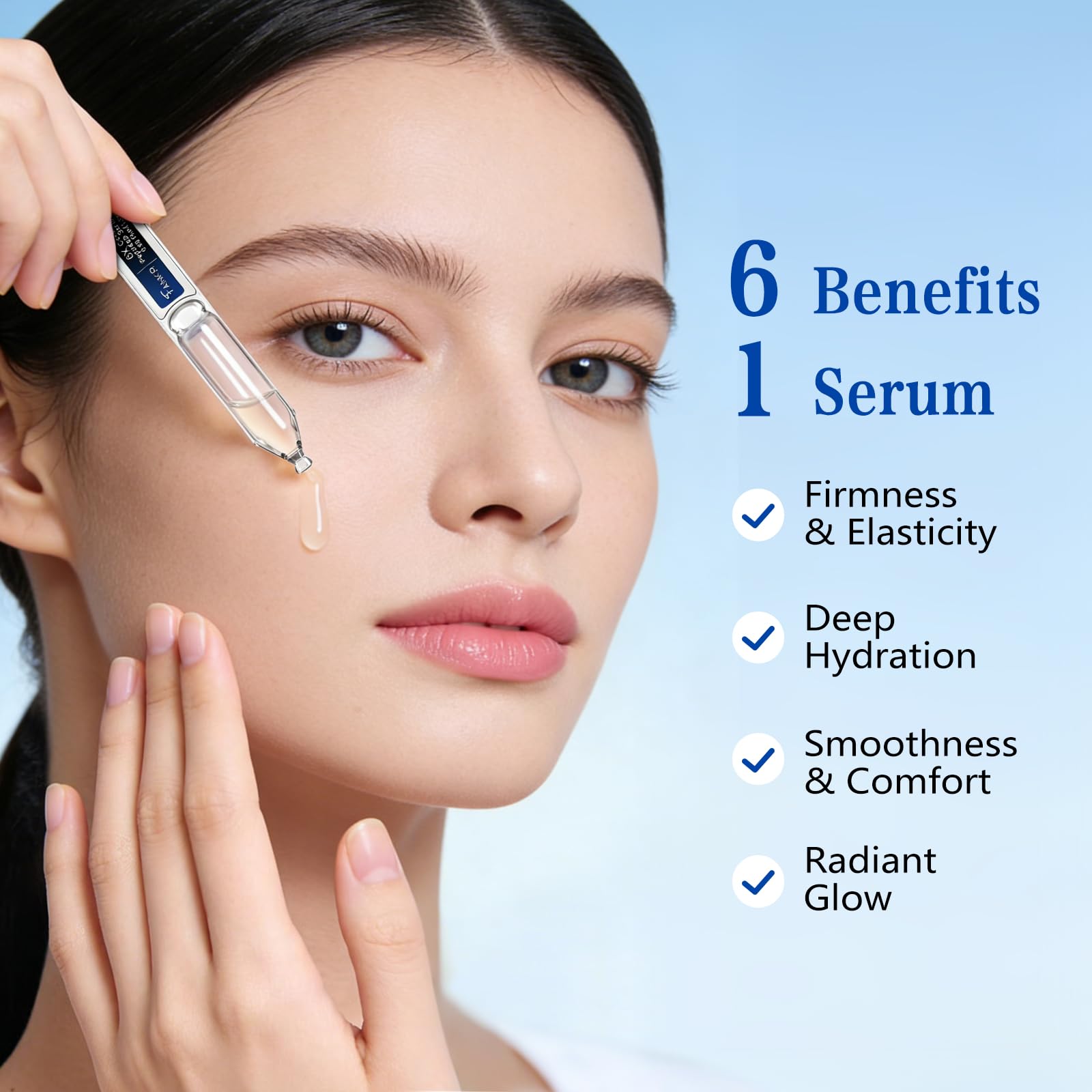 Close-up of Fankr serum ingredients including Centella and green tea