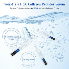 Fankr 6X Collagen Serum single-dose ampoules ready for hygienic use