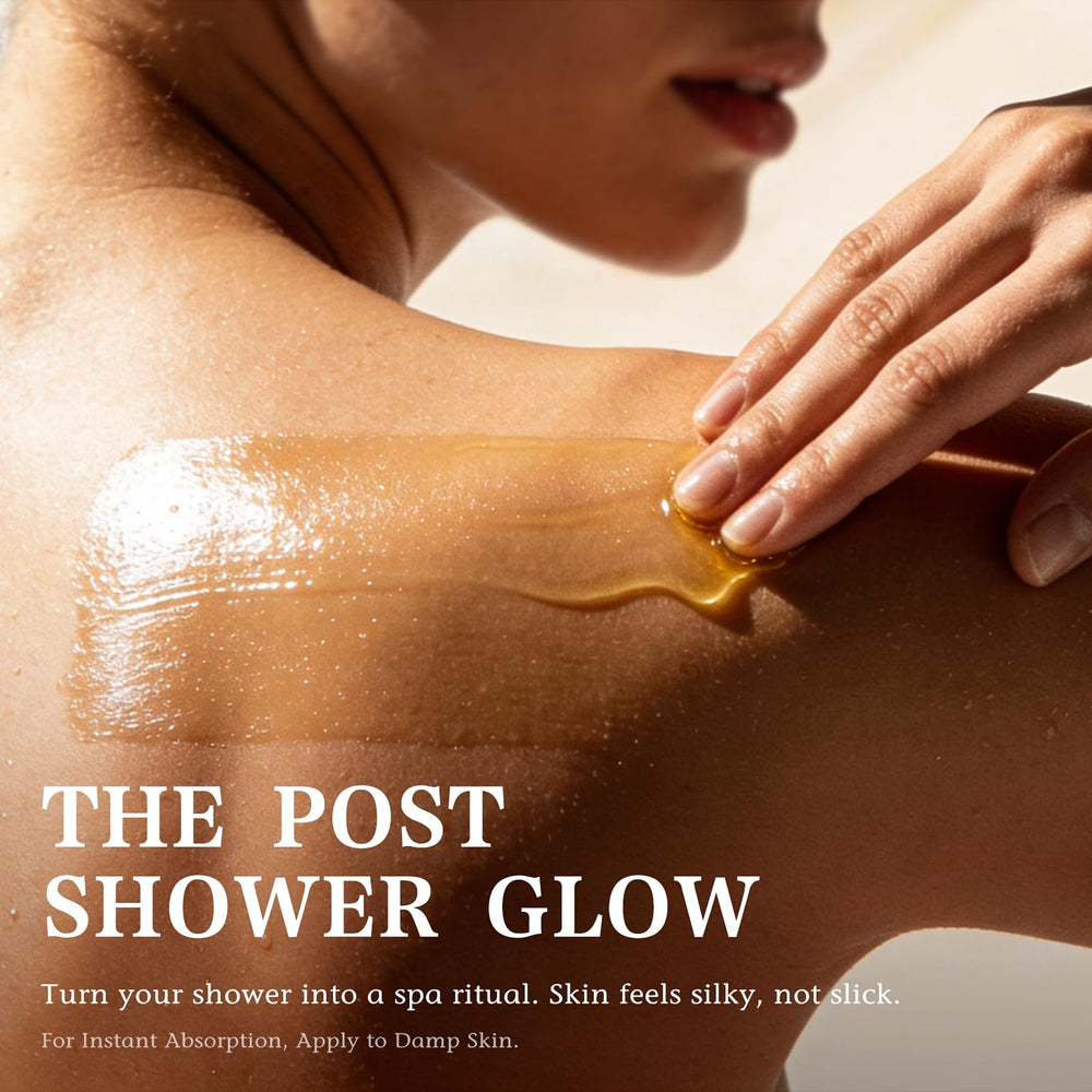 Fankr Desert Silk Oil pour on a pump to reveal quick absorption.