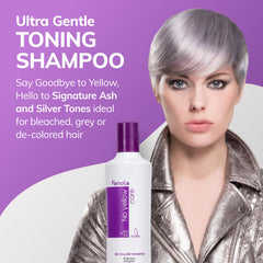 Fanola No Yellow serves as an at-home toning solution between color services