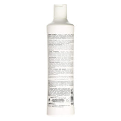 Fanola No Yellow Shampoo bottle back label detail for ingredients and usage.