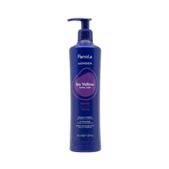 Fanola Wonder No Yellow purple mask shows violet pigment neutralizing brassy tones for blondes.