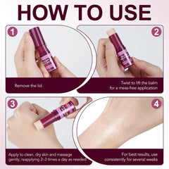 FANSHI Calcium Multi Balm Stick is a portable skincare solution for on-the-go.