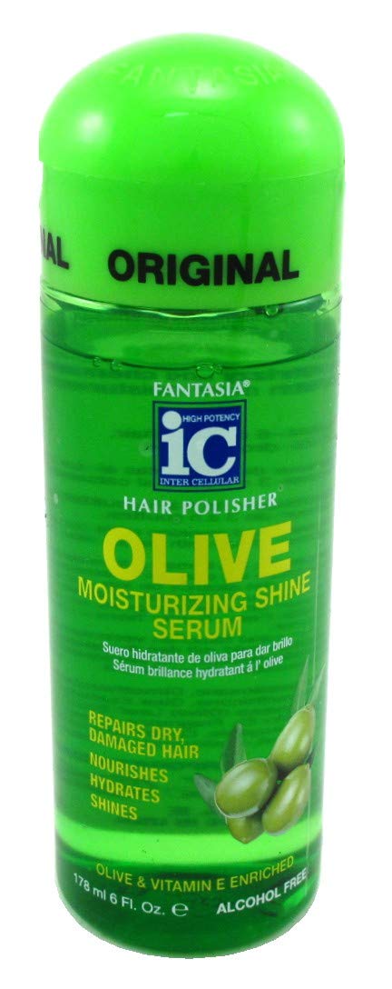 Fantasia Olive Serum 6 oz bottle for daily nourishment and easy application