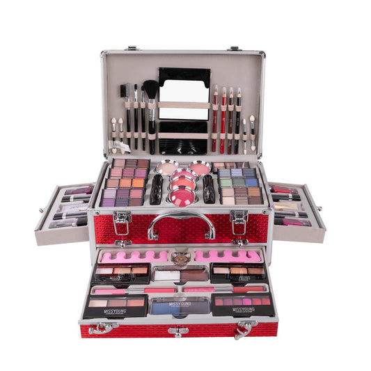 FantasyDay all-in-one holiday makeup gift set case shows portable design for travel