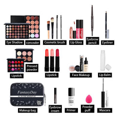 FantasyDay pressed powder delivers a soft matte finish for all-day shine control.